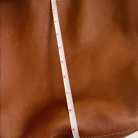 Madewell Rich Tan Leather Hobo Bag - Picture 6 of 7